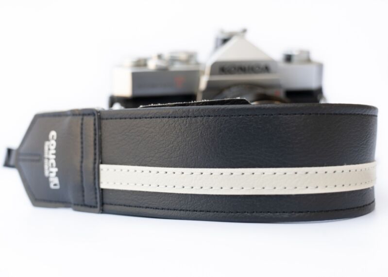 Black & White Racer X Camera Strap