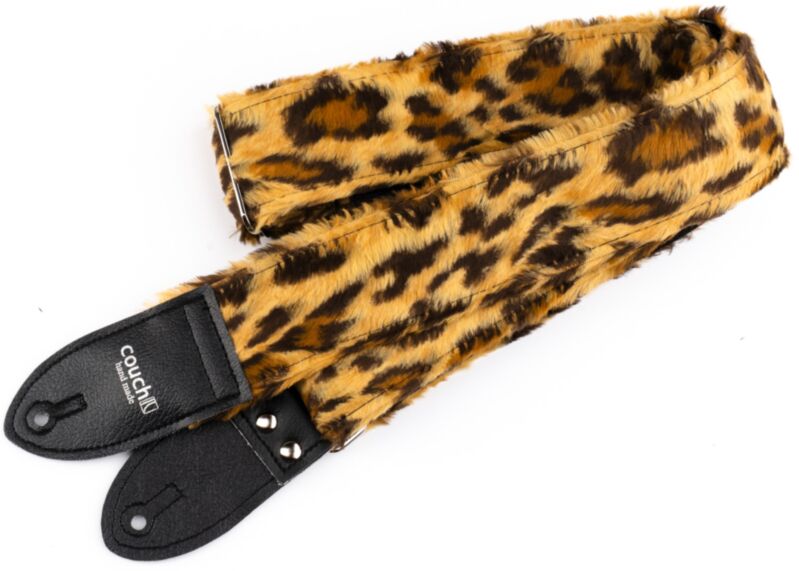 Cheetah Print Guitar Strap 