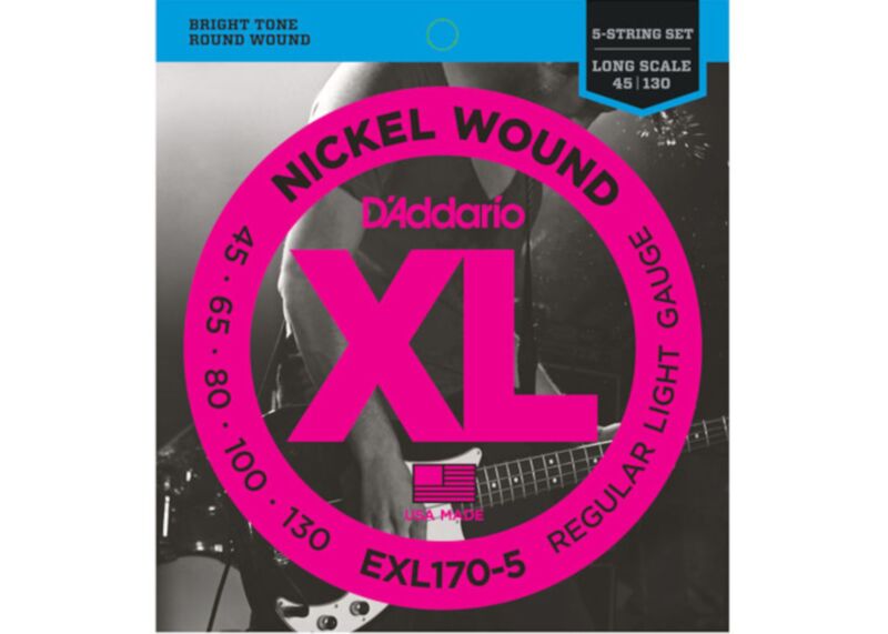 D'addario EXL170 5-String BASS Guitar Strings
