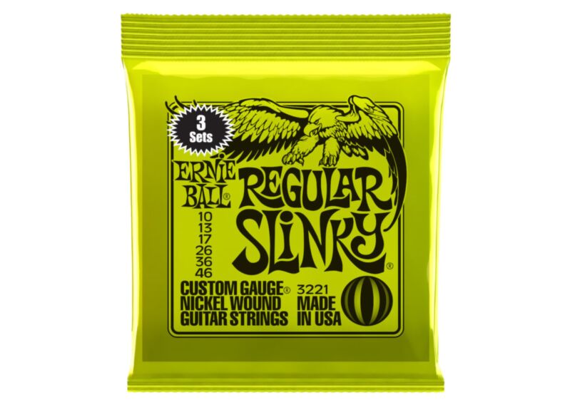 Regular Slinky Electric Guitar Strings- 3 Pack 
