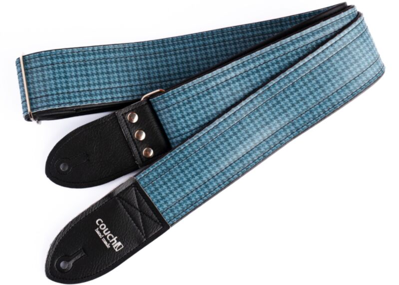 The Vintage Blue GTO Trunk Liner Guitar Strap