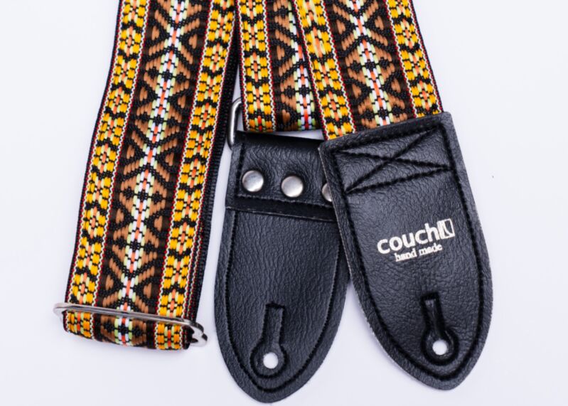 70's Dylan Sunburst Hippie Weave Boho Guitar Strap 