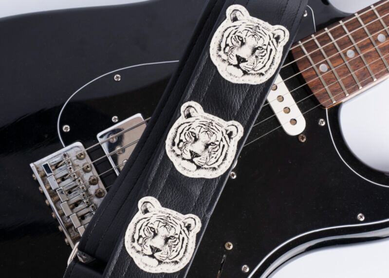 Tiger Handmade Guitar Strap 