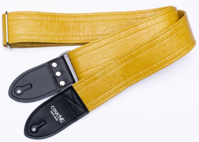 1970's Vintage Mustard Yellow Guitar Strap