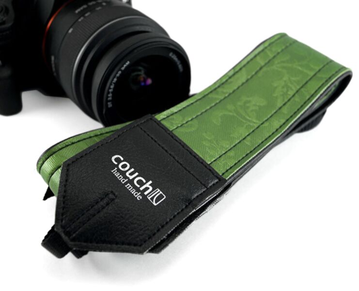 The Green Vines 60's Victorian Floral Camera Strap 