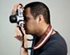 Bright Burnt Sienna El Camino Racer X Camera Strap