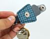 Vintage GTO Guitar Pick Holder Keychain
