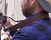 Brown Vegan Leather Thin 1.5" Camera Strap