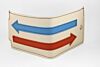 The All Mod Cons Red and Blue Arrow Wallet