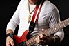 Vintage Cadillac Red Racer X Guitar Strap