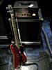 Black With Red Racer X Guitar Strap