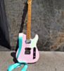 The Recycled Surf Green Seatbelt Guitar Strap 