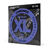 D'addario ECG25 Chromes Flat Wound Electric Guitar Strings, Light Gauge, 12-52