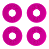 Ernie Ball Strap Blocks 4pk - Purple