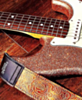 The Light Brown Western Guitar Strap