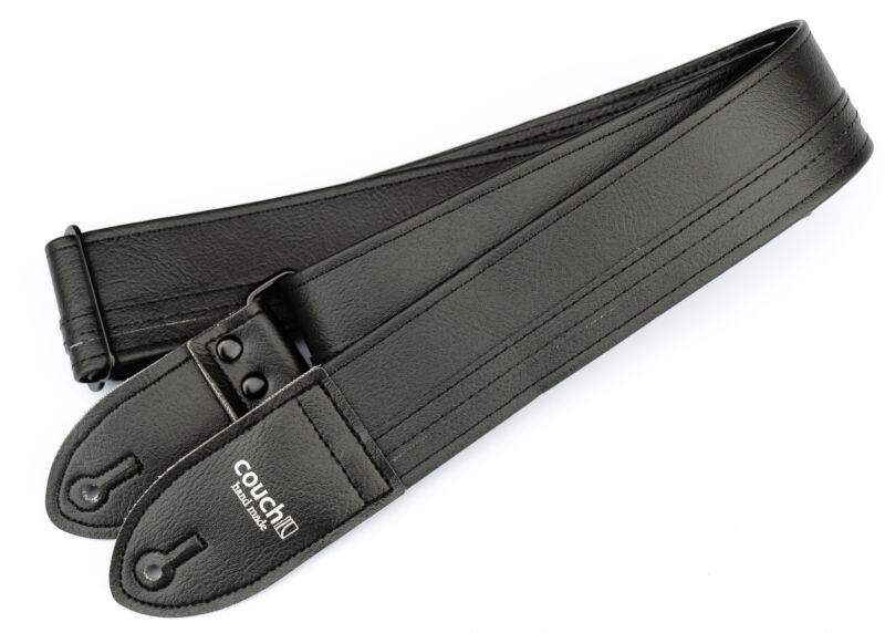 All Black Blackout Racer X Guitar Strap 