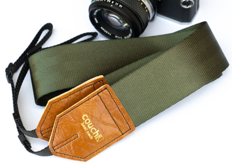 Forest and Buckskin Camera Strap 