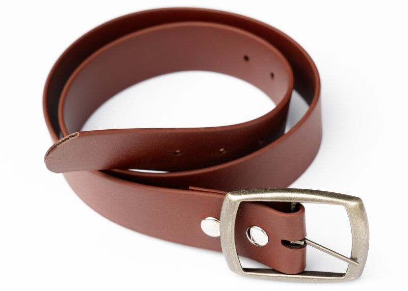 BIOTHANE Light Brown Belt - SUPER STRONG and Cruelty free 