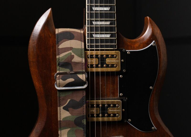 Camouflage Guitar Strap -  2 styles