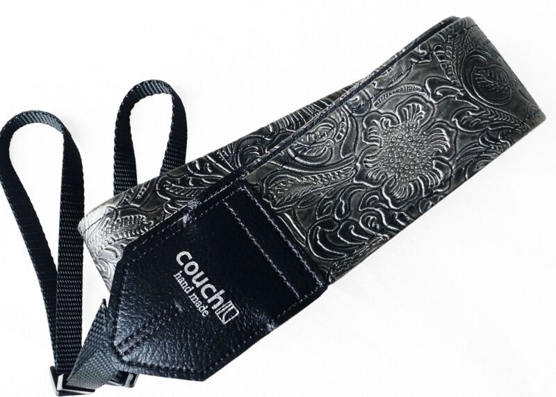 The Black Graphite Western Camera Strap
