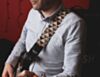 Black Triangle Pyramid Geometric Guitar Strap - 2" 