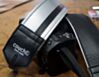 Silver w/ Black Racer X Camera Strap