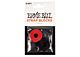Ernie Ball Strap Blocks 4pk - Black & Red