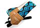 Sky Blue And Brown Navajo Style Native American Camera Strap
