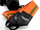 The Orange and Army Racer X Camera Strap 