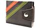 Couch Racer Wallet- Brown w/ Orange & Army Stripes