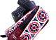 hippie camera strap red white and blue 