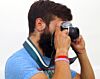 The Limited Edition Blue and White Camera Strap