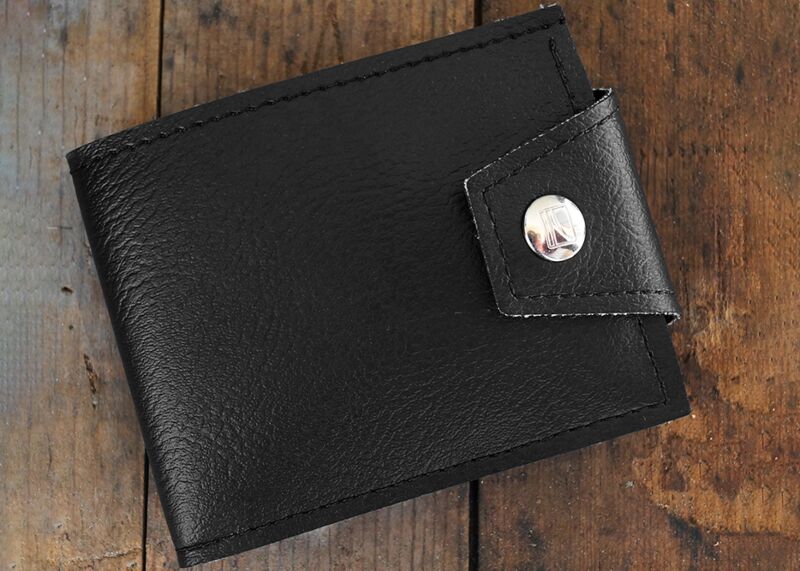 Classic Black Vegan Wallet 