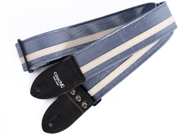 Steel Blue Cadillac Racer X Guitar Strap 