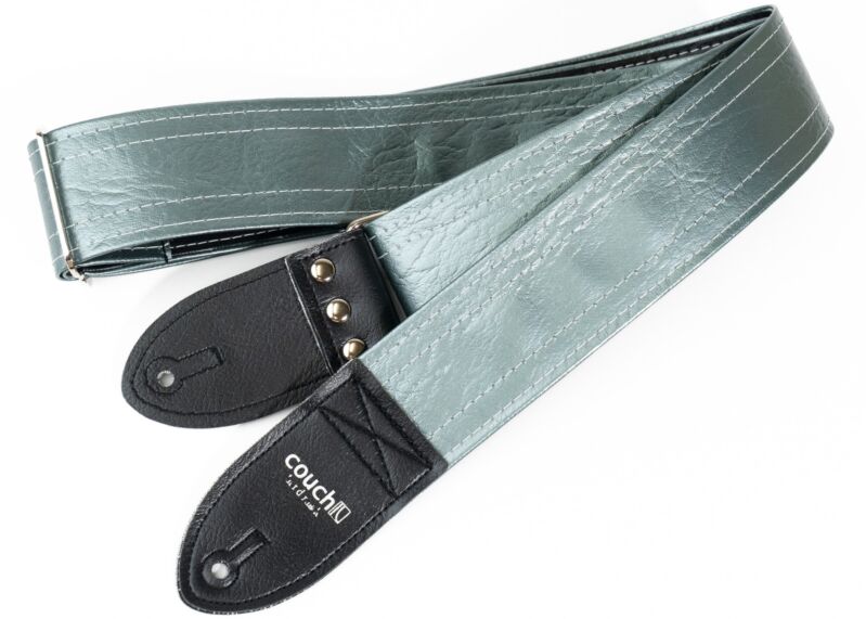 Vintage Cadillac Silver Guitar Strap V2