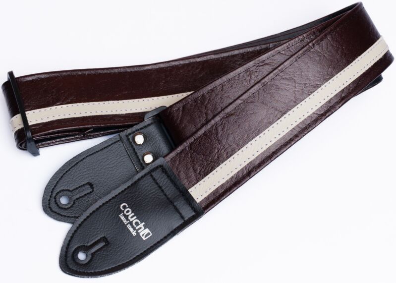 Vintage Cadillac Dark Walnut Racer X Guitar Strap