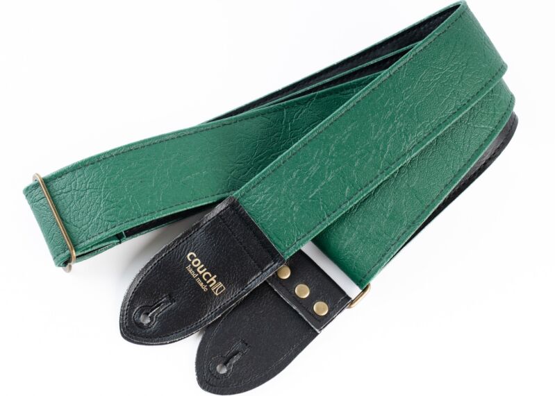 Emerald City Green and Bronze 1970s Vintage Limited Edition Guitar Strap