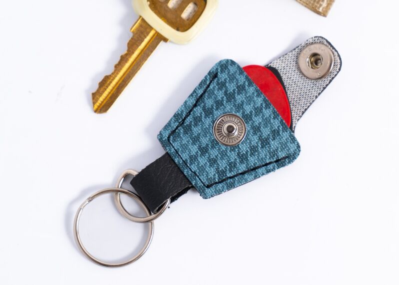 The Couch Keychain Guitar Pick Holder