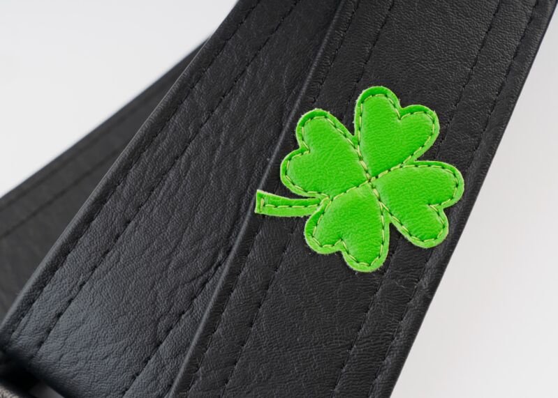 Shamrock 4 Leaf Clover Guitar Strap