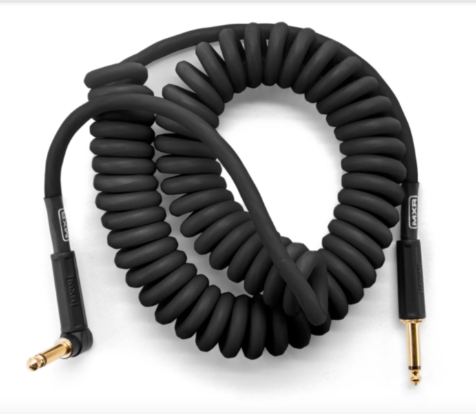 MXR 15 FT COIL CABLE BLACK - RIGHT / STRAIGHT