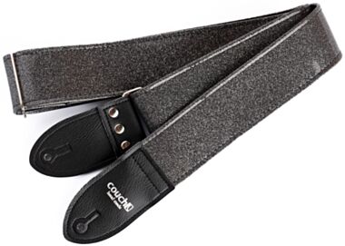 Black Sparkle Luggage Guitar Strap