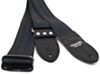 All Plain Black Vegan Strap- Guitar