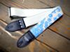 The "I am 8-bit" by Couch Guitar Strap - Blue