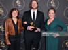Album Cover Artist Dave Van Patten getting his Grammy!!!