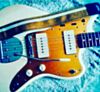Gold Sparkle Racer X Guitar Strap
