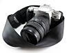 Black Seatbelt Recycled Camera Strap