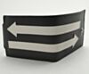 The All Mod Cons Black and White Arrow Wallet