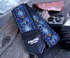 Hendrix Style Electric Blue Hippie Weave Camera Strap