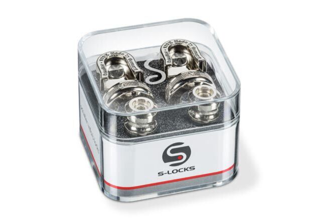 Schaller S Locks - Guitar Strap Locks - Chrome
