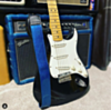 Blue Sparkle Luggage Guitar Strap